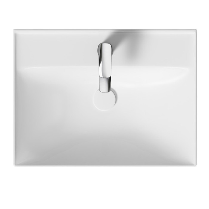 Lavoar pentru mobilier, Cersanit, Larga, dreptunghiular, 60 cm, alb [3]