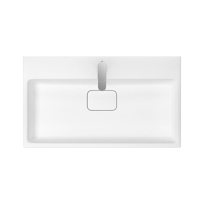 Lavoar pentru mobilier Cersanit, Virgo, 80 cm, alb [2]