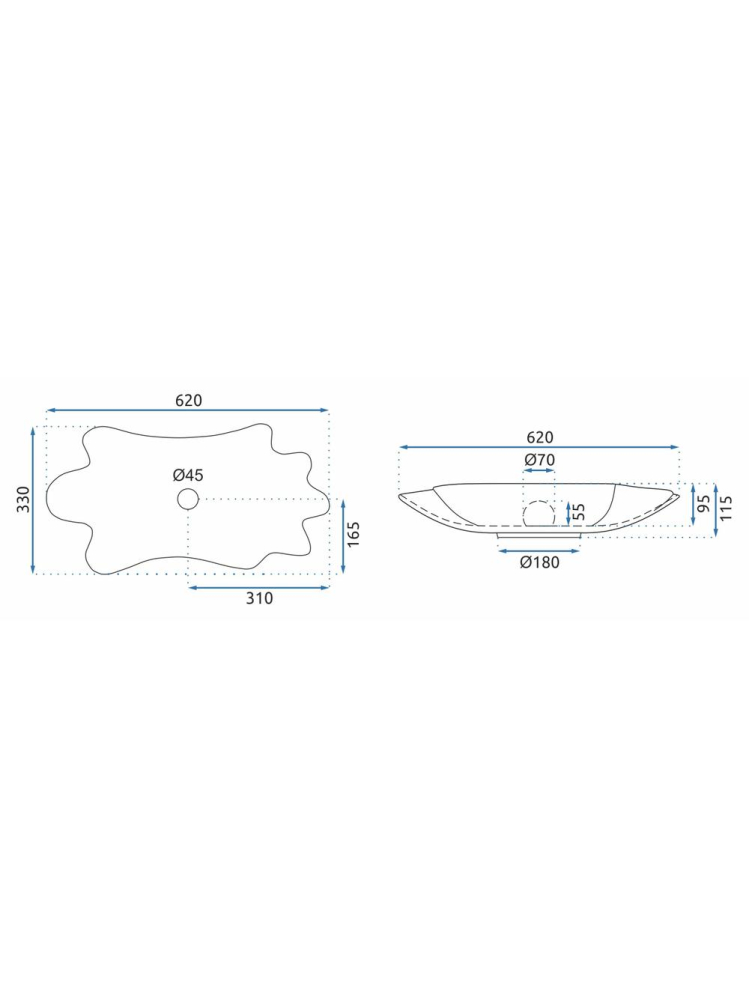 Lavoar REA Infinity + Dop Click-Clack alb [8]