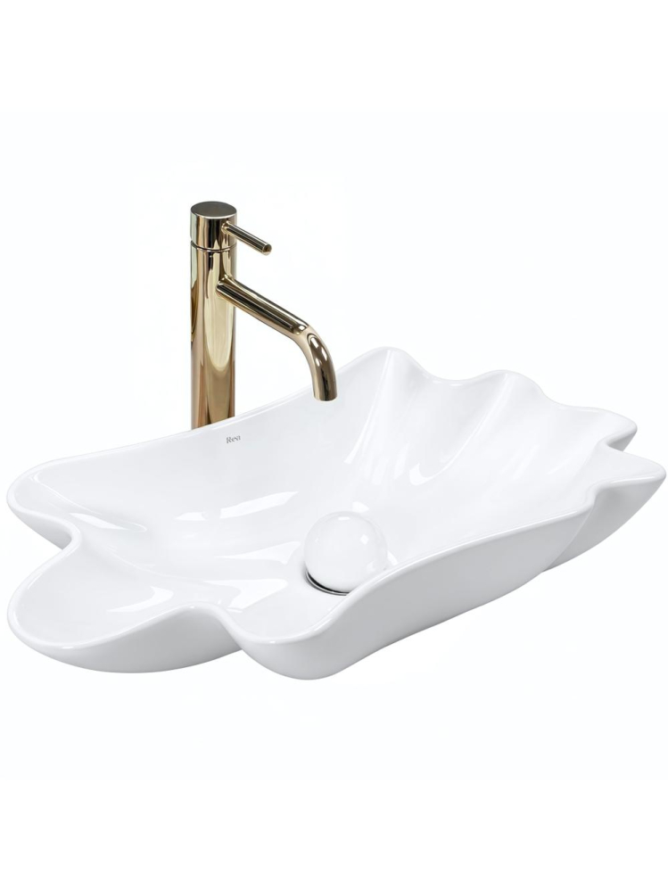 Lavoar REA Infinity + Dop Click-Clack alb [2]