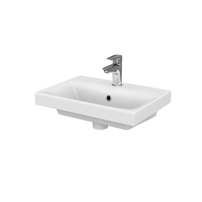 Lavoar slim pentru mobilier, Cersanit, Moduo, 80x38 cm, alb [1]