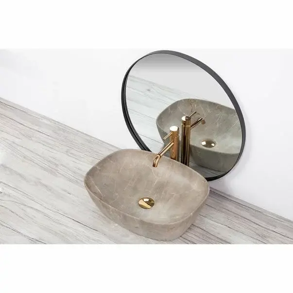 Lavoar stil piatra/bej pe blat Rea Freja Beige 51 cm [3]