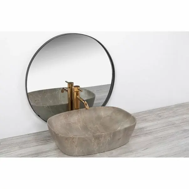 Lavoar stil piatra/bej pe blat Rea Freja Beige 51 cm [4]