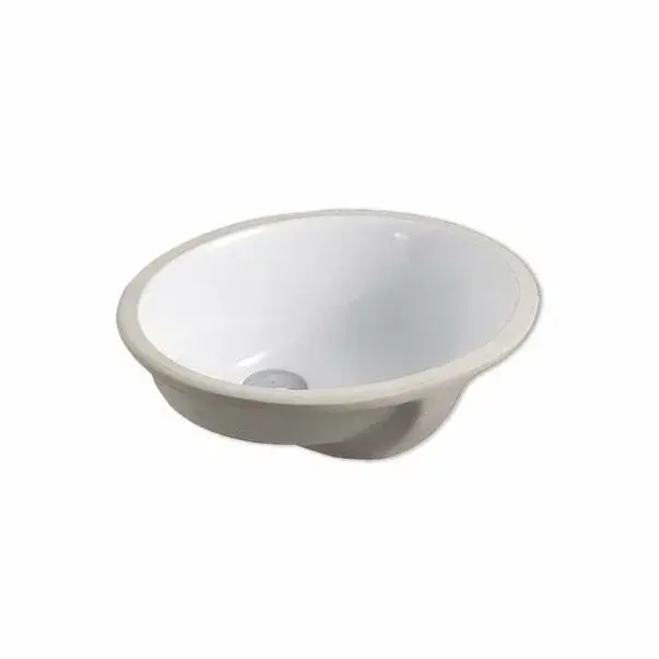 Lavoar sub blat Gala Egeo oval 57 cm alb lucios [2]
