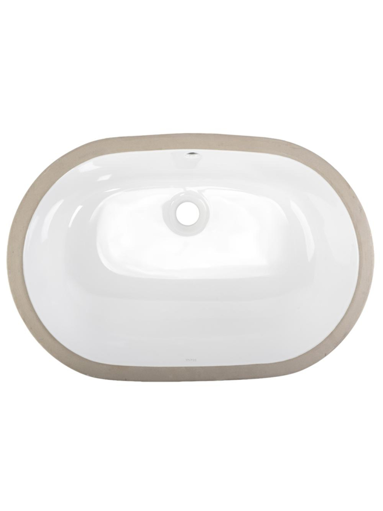 Lavoar sub blat Rea Vena alb lucios oval 635x427x205 mm ceramica sanitara [11]
