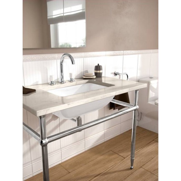 Lavoar sub blat, Villeroy & Boch, Loop & Friends, dreptunghiular, 61,5 x 38 cm, alb alpin [3]