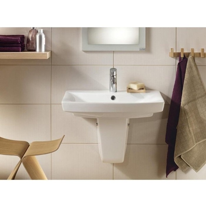 Lavoar suspendat Cersanit, Carina, 50 cm, alb [3]