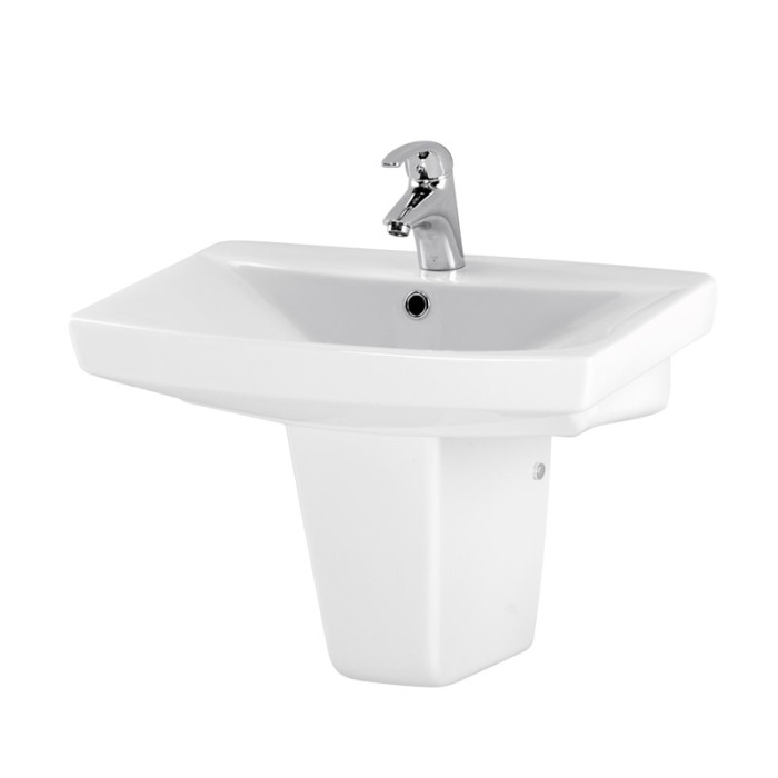 Lavoar suspendat Cersanit, Carina, 60 cm, alb [6]