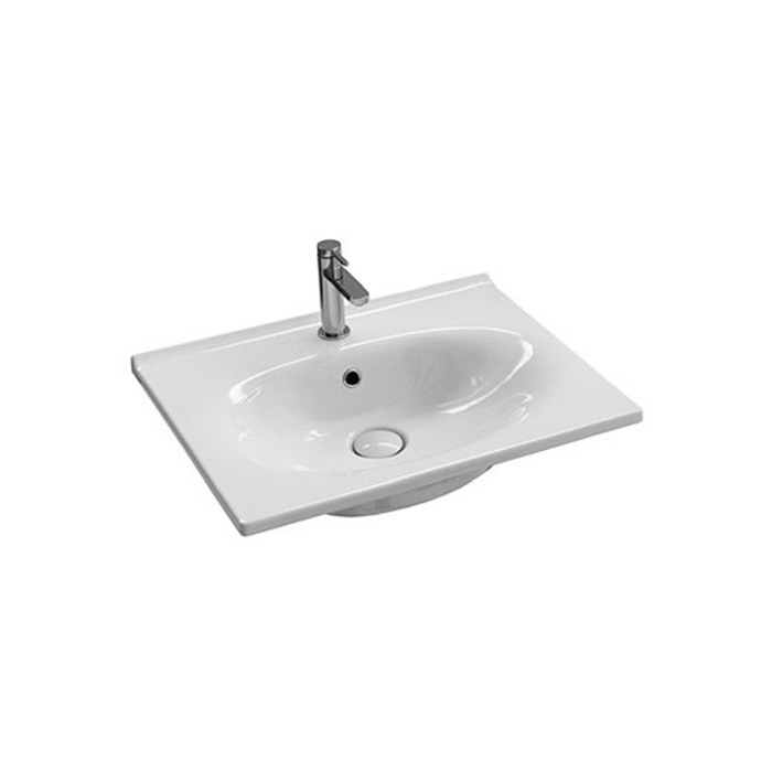 Lavoar suspendat dreptunghiular, Hatria, Le Fiabe, 60 cm, alb [1]