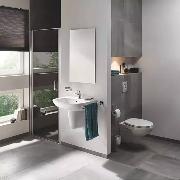 Lavoar suspendat Grohe Bau Ceramic 60 cm alb lucios [2]