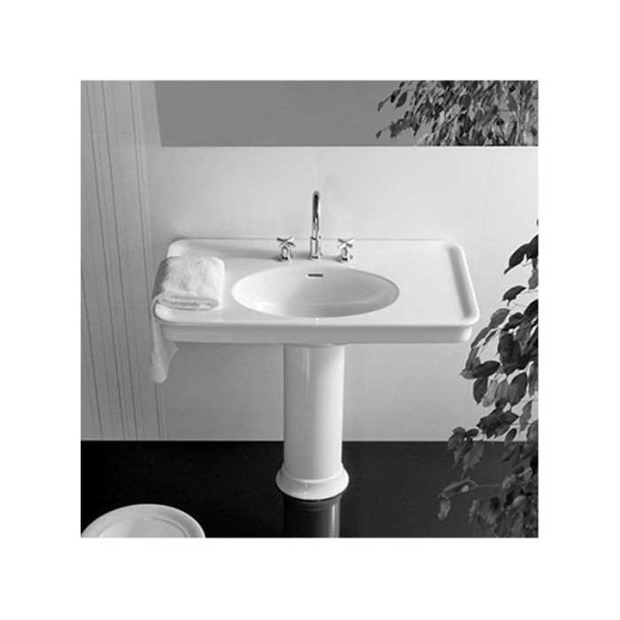 Lavoar suspendat, Hatria, Dolcevita, 100 cm, alb [4]