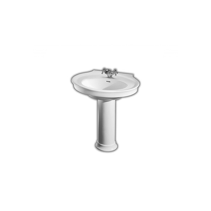 Lavoar suspendat, Hatria, Dolcevita, oval, 75 cm, alb [1]