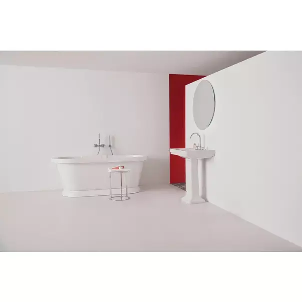 Lavoar suspendat Ideal Standard Atelier Calla alb lucios 62 cm cu orificiu baterie si preaplin [8]