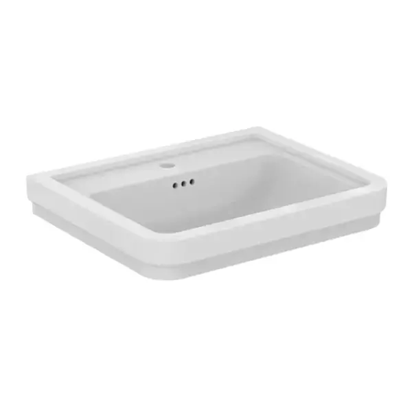 Lavoar suspendat Ideal Standard Atelier Calla alb lucios 62 cm cu orificiu baterie si preaplin [2]