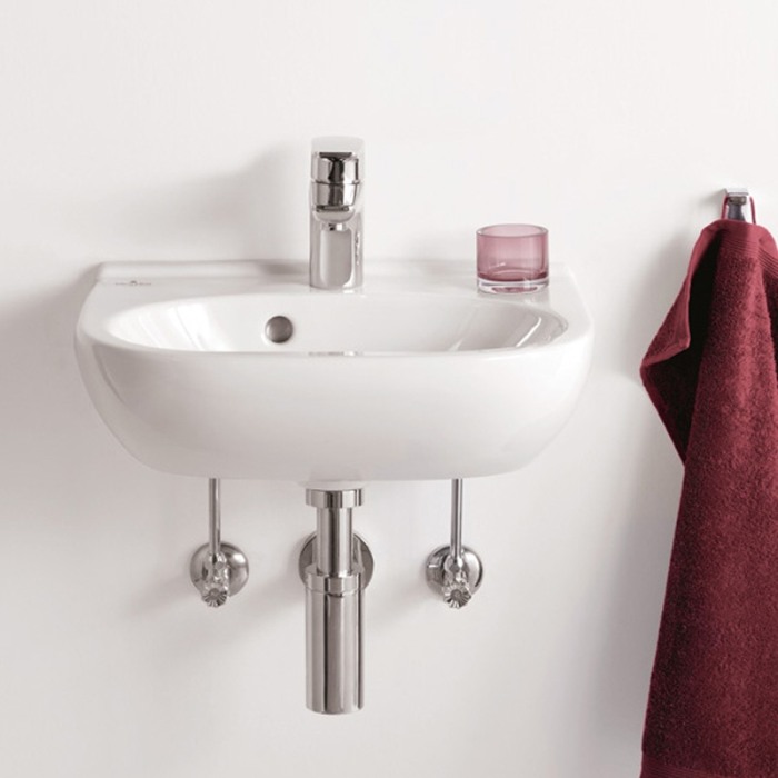 Lavoar suspendat Villeroy & Boch, O.Novo, compact, 50 cm, alb alpin [3]