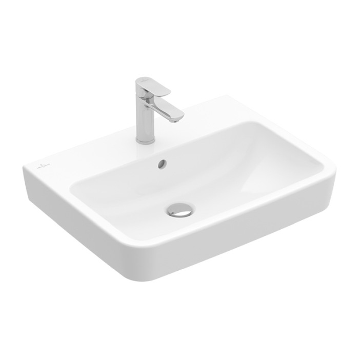 Lavoar suspendat, Villeroy & Boch, O.Novo, dreptunghiular, 55 cm, alb [1]