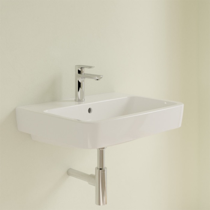 Lavoar suspendat, Villeroy & Boch, O.Novo, dreptunghiular, 60 cm, alb [3]