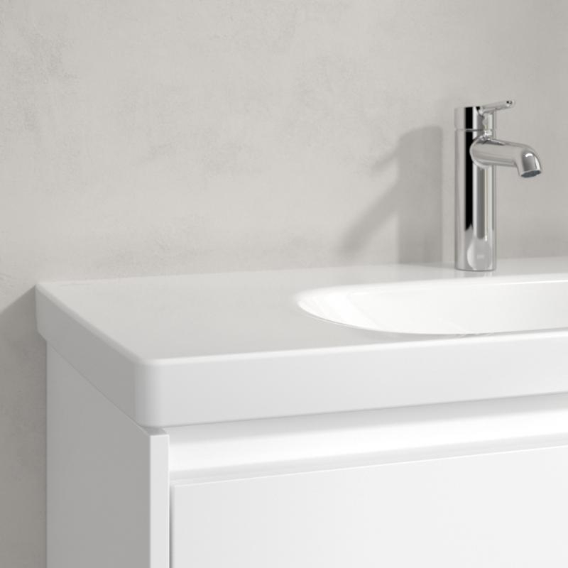 Lavoar suspendat Villeroy & Boch Skyla 100 cm, TitanCeram, CeramicPlus, alb alpin [6]