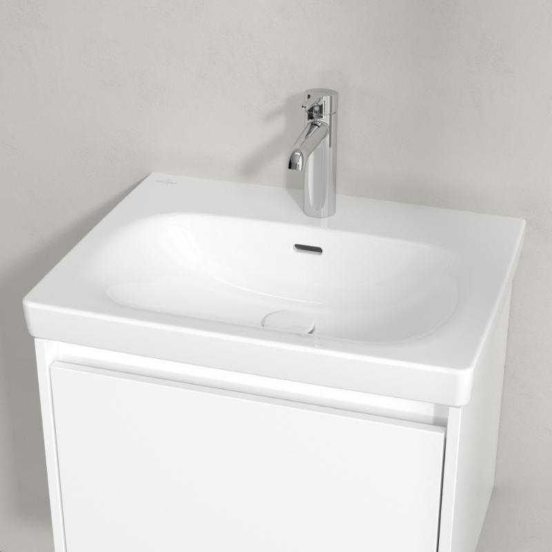 Lavoar suspendat Villeroy & Boch Skyla 60 cm, 60 × 46 cm, cu preaplin, alb alpin [3]