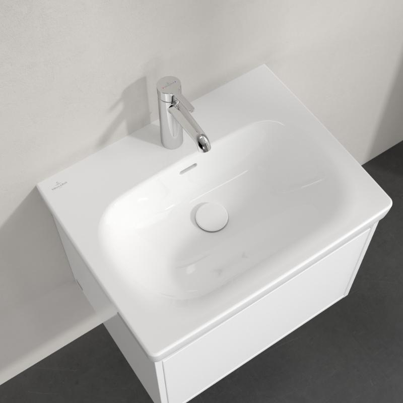 Lavoar suspendat Villeroy&Boch Skyla 60 cm, CeramicPlus, alb alpin [4]