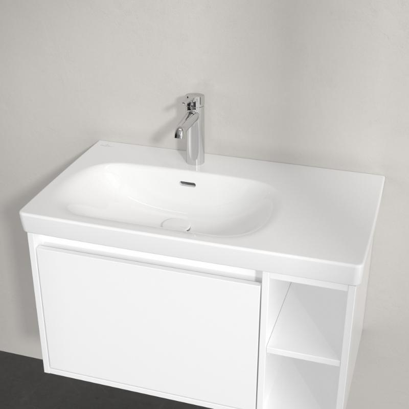 Lavoar suspendat Villeroy & Boch Skyla 80 cm, TitanCeram, alb alpin [2]