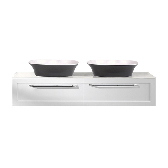 Masca cu blat pentru lavoar, Kolpasan, Blanche, 150 cm, alb [1]