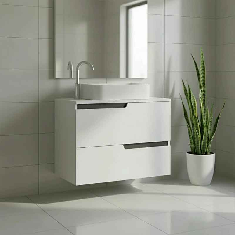 Mobilier cu blat Fluminia Bari 60 cm alb mat [3]