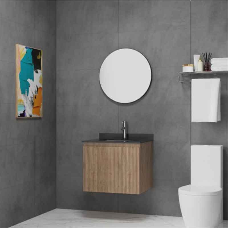 Mobilier cu lavoar sub blat, Spectrum, Asturias 60, riflat, lemn [2]