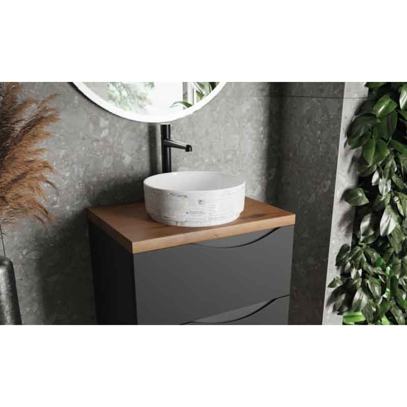 Mobilier pentru lavoar Spectrum, Carolina 60, negru mat [2]