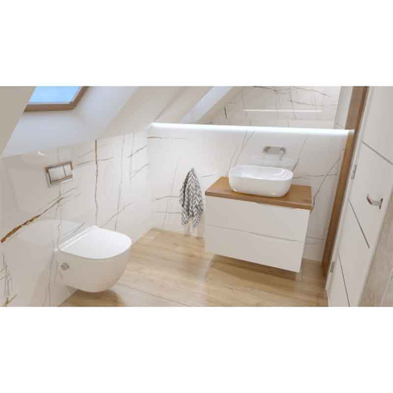 Mobilier pentru lavoar Spectrum, Carolina 80, alb [3]