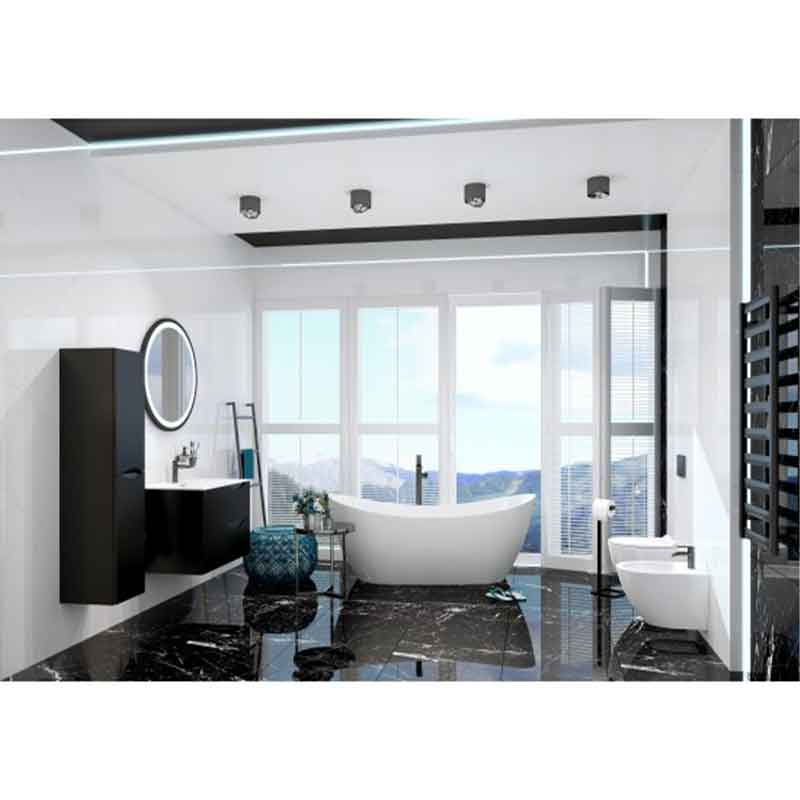 Mobilier pentru lavoar Spectrum, Carolina 80, negru mat [3]