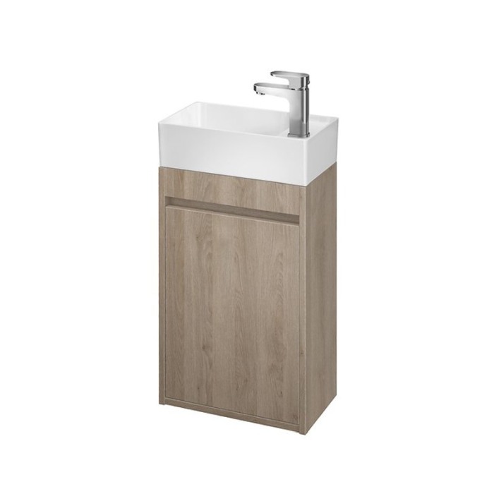 Mobilier suspendat, Cersanit, Crea, 40 cm, stejar [1]