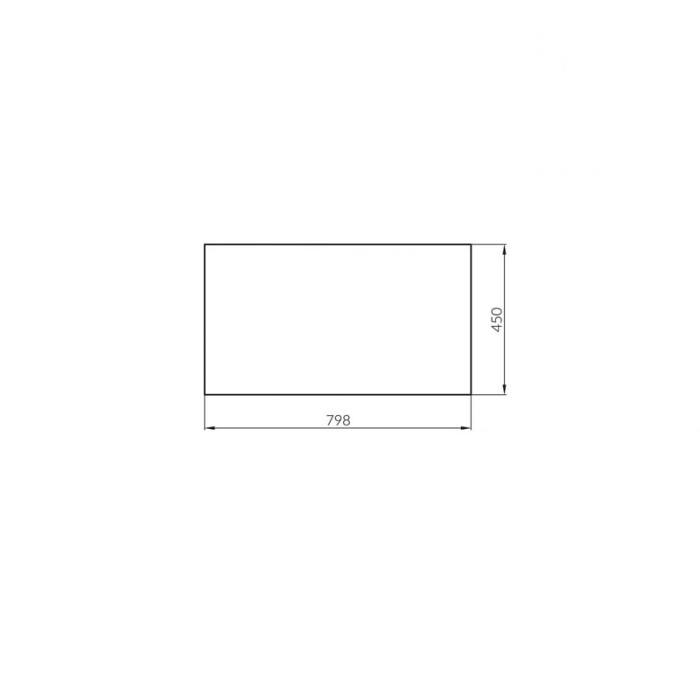 Mobilier suspendat Cersanit, Crea, pentru lavoar pe blat, 80 cm, stejar [3]