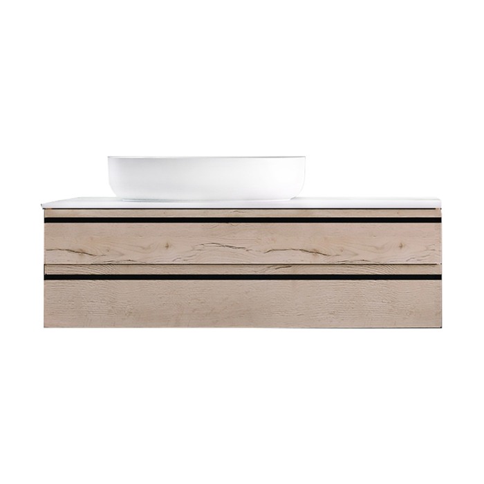 Mobilier suspendat, Kolpasan, Alexis, pentru lavoar pe blat 100 cm, Craft Wood [1]