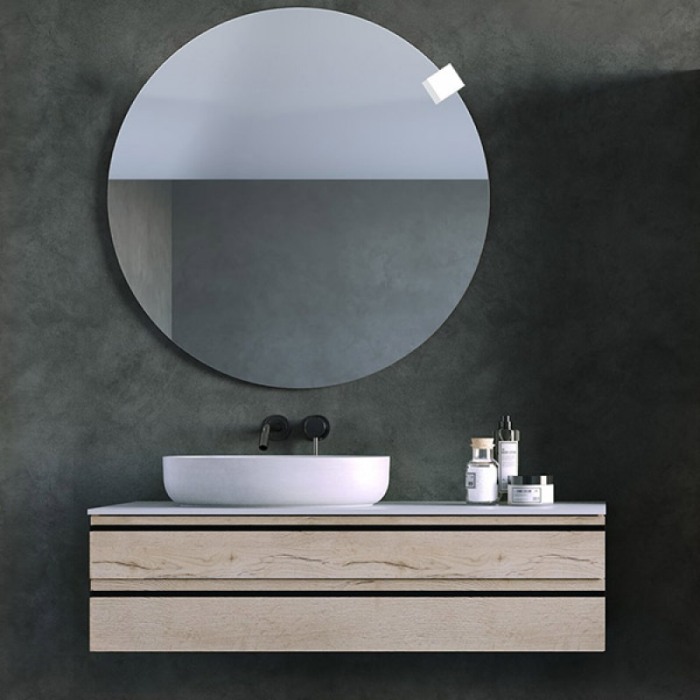 Mobilier suspendat, Kolpasan, Alexis, pentru lavoar pe blat 120 cm, Craft Wood [3]