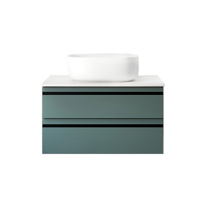 Mobilier suspendat Kolpasan, Alexis, pentru lavoar pe blat, 60 cm, Green [1]