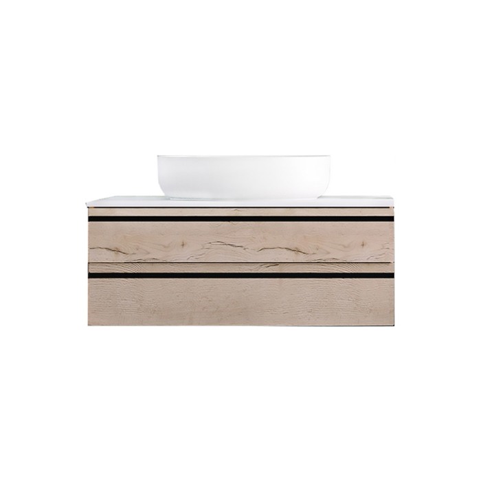 Mobilier suspendat, Kolpasan, Alexis, pentru lavoar pe blat 80 cm, Craft Wood [1]