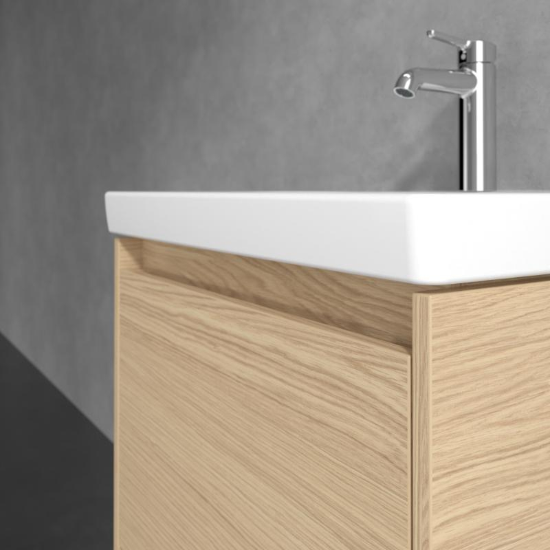 Mobilier suspendat pentru lavoar Villeroy & Boch Skyla 60 cm, 1 sertar Soft Close, nordic oak [5]