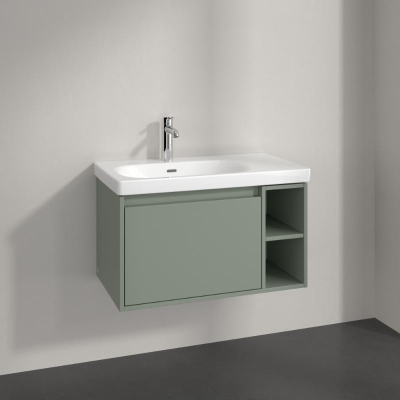 Mobilier suspendat pentru lavoar Villeroy & Boch Skyla 77,2 cm, Soft Close, soft green [2]