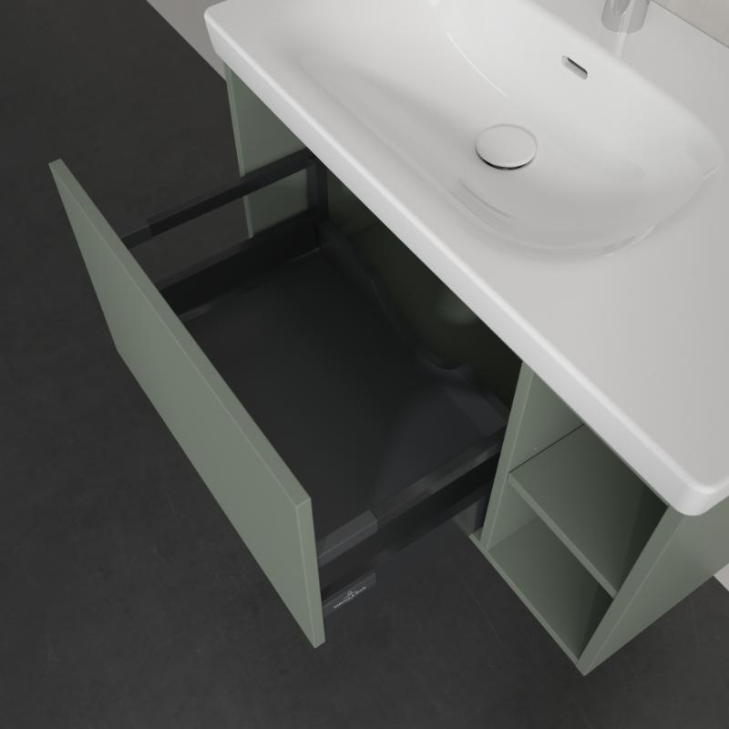 Mobilier suspendat pentru lavoar Villeroy & Boch Skyla 77,2 cm, Soft Close, soft green [6]
