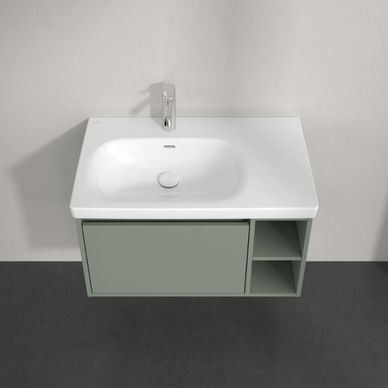 Mobilier suspendat pentru lavoar Villeroy & Boch Skyla 77,2 cm, Soft Close, soft green [3]