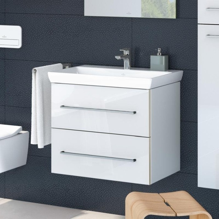 Mobilier Villeroy & Boch, Avento, suspendat, 2 sertare, 63 cm, crystal white [3]