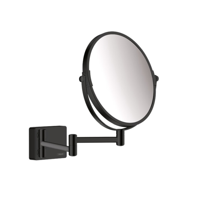 Oglinda cosmetica, Hansgrohe, AddStoris, negru mat [1]