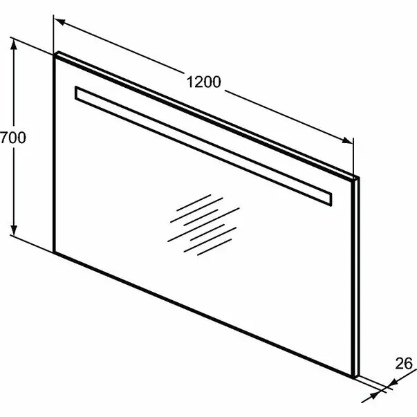 Oglinda cu iluminare si dezaburire Ideal Standard Mirror&Light 120x70 cm [5]