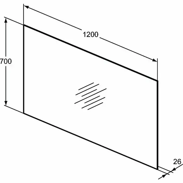 Oglinda cu iluminare si dezaburire Ideal Standard Mirror&Light Ambient 120x70 cm [4]