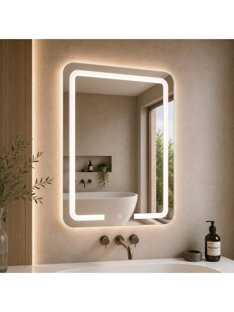 Oglinda LED Rea SAB-3436 rama mata laptoasa 60x80cm [4]
