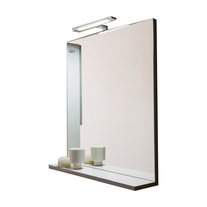 Oglinda cu polita Kolpasan, pentru mobilier Lana, 80 cm, lemn deschis [1]
