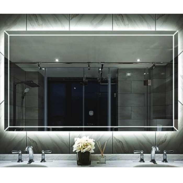 Oglindă Fluminia, Palladio 90, dreptunghiulară 90 x 65cm, cu LED Ambiental Light, 3 culori, dezaburire [6]