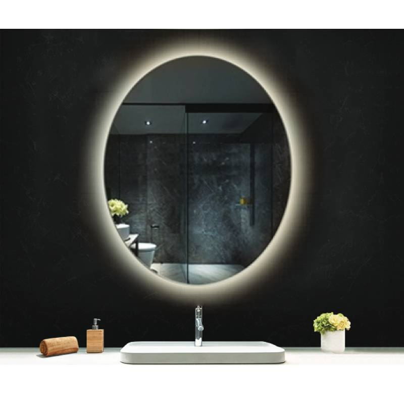 Oglindă, Fluminia, Picasso Ambient 60, ovală, cu iluminare LED, 3 culori, dezaburire [2]