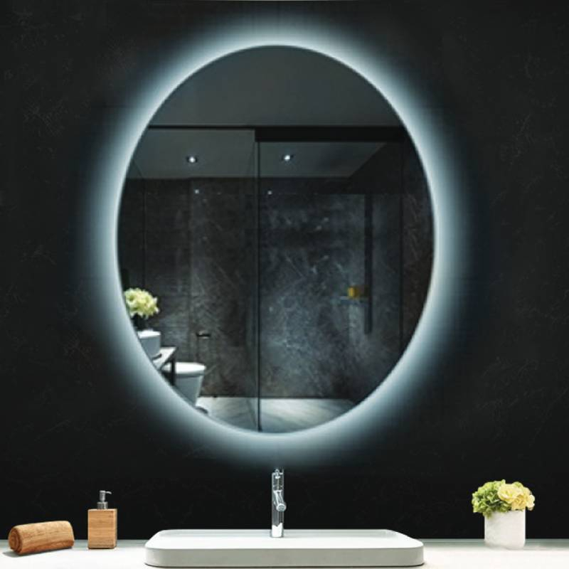 Oglindă, Fluminia, Picasso Ambient 70, ovală, cu iluminare LED, 3 culori, dezaburire [4]